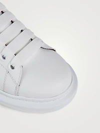 Oversized Embellished Leather Sneakers