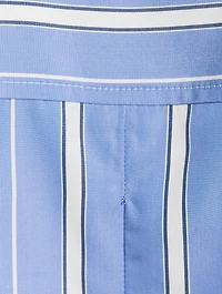 Plidao Cropped Shirt Stripe Print