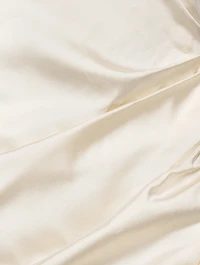 La Saudade Brodée Lace-Trim Slip Dress