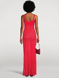 La Robe Maille Oranger Maxi Dress