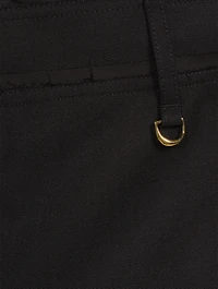 Ficelle Straight-Leg Wool Trousers