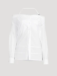 Peplo Off-The-Shoulder Bustle Shirt