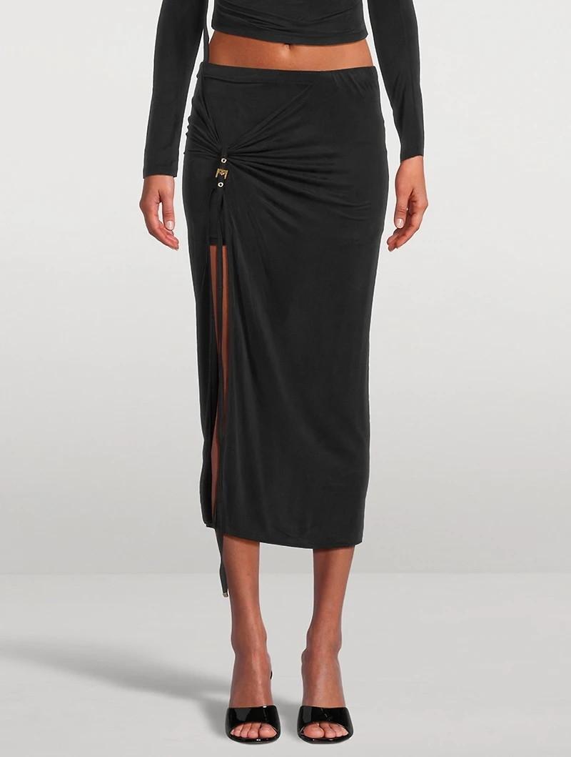 Croissant Midi Pareo Skirt
