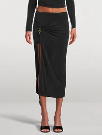 Croissant Midi Pareo Skirt