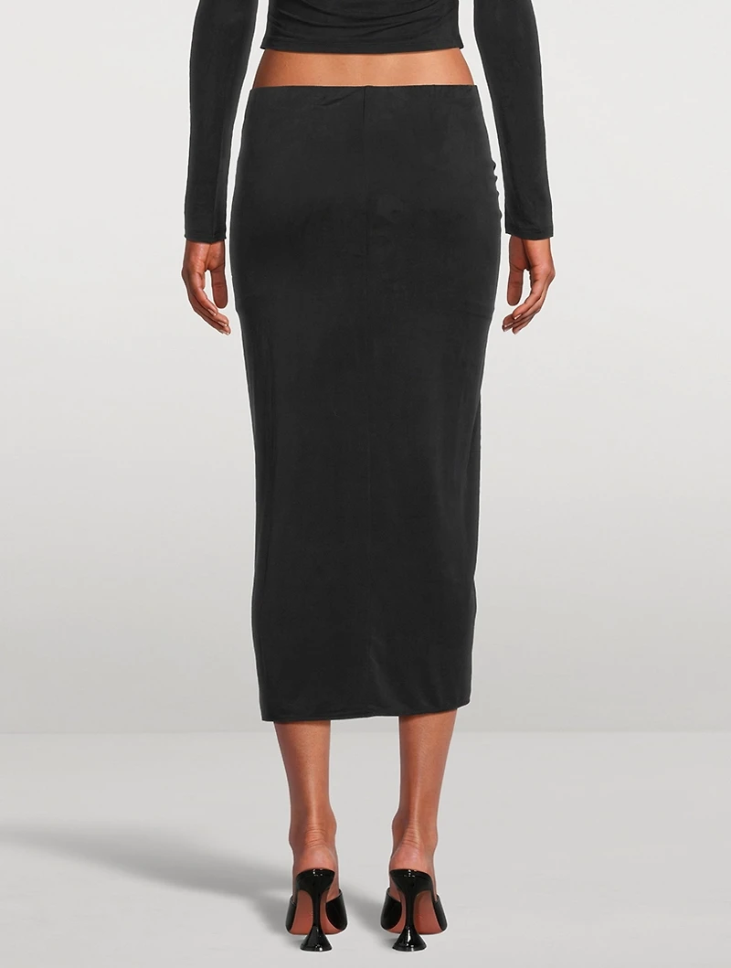 Croissant Midi Pareo Skirt