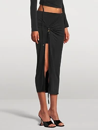 Croissant Midi Pareo Skirt