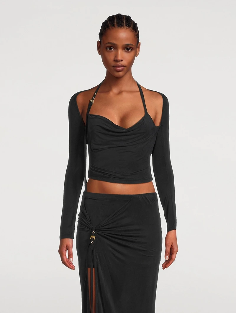 Peplo Crop Top