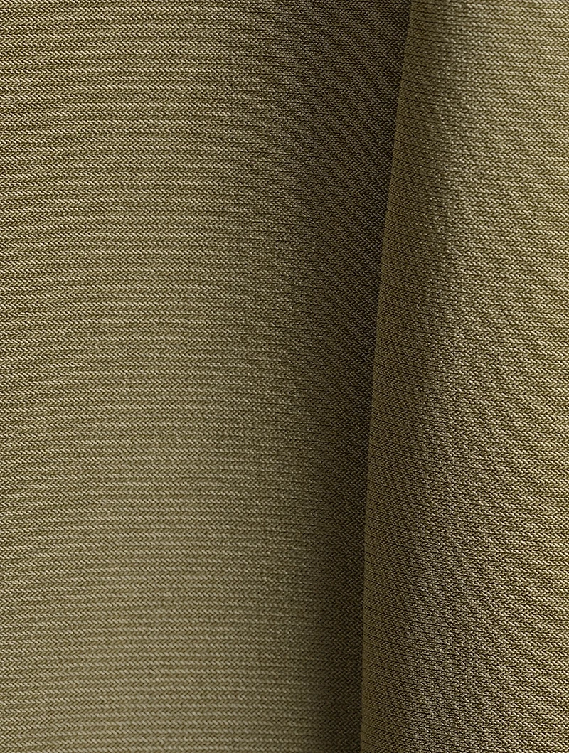 Turtleneck Fishtail Midi Dress