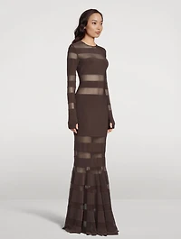 Spliced Fishtail Gown