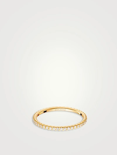 Small Epure Wedding Band With Diamonds