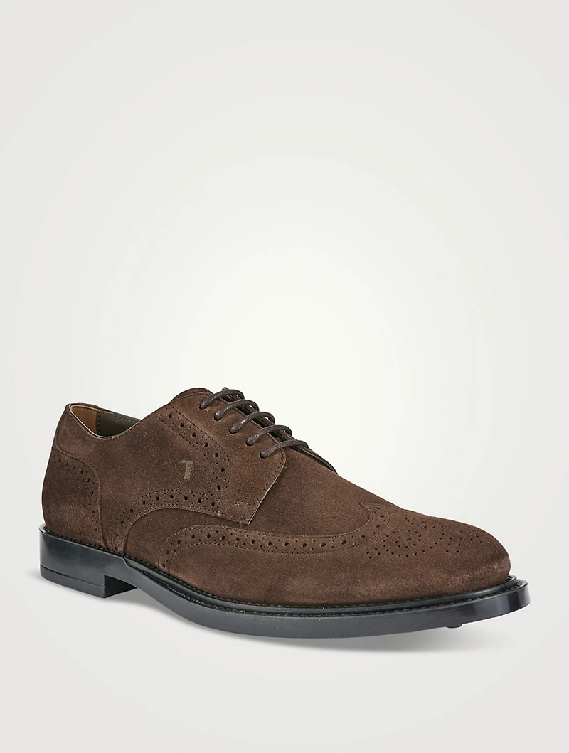 Suede Derby Shoes