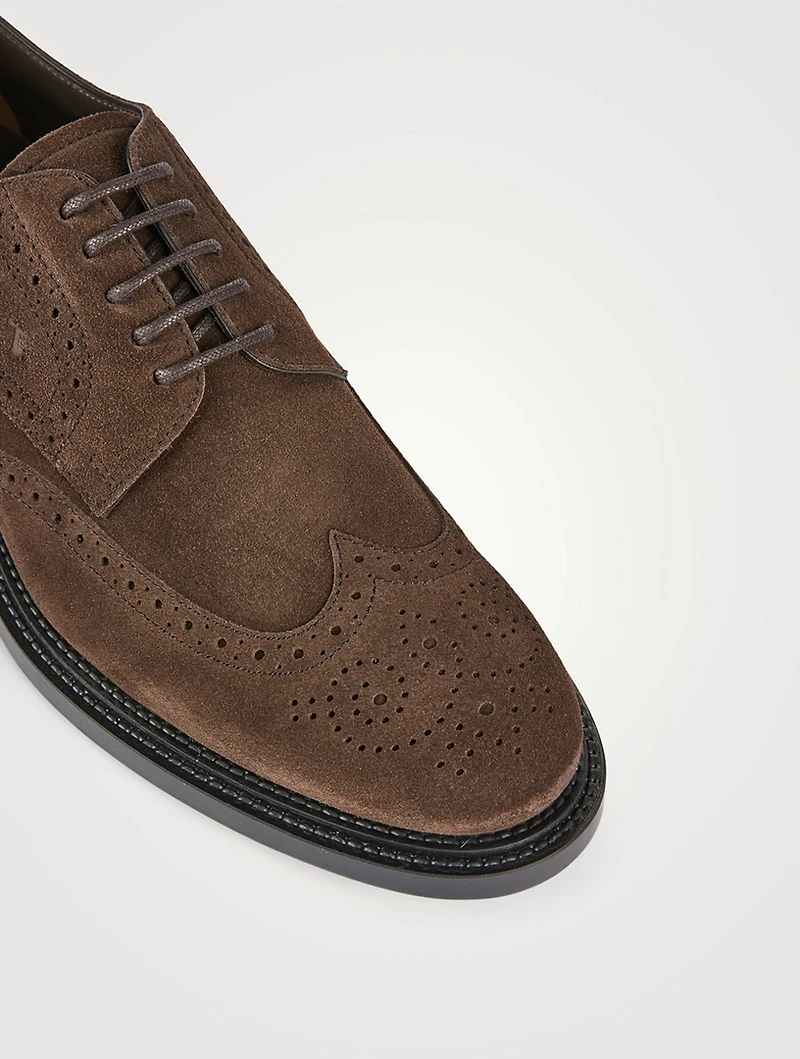 Suede Derby Shoes
