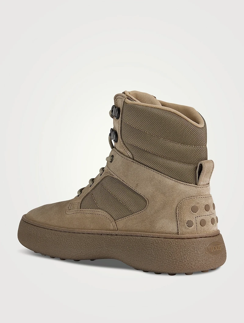 Suede Hiking Boots