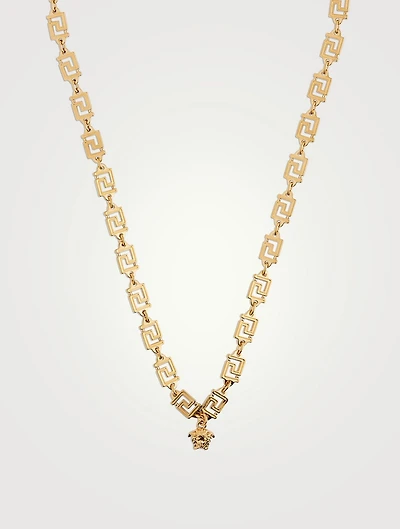 Medusa Greca Necklace