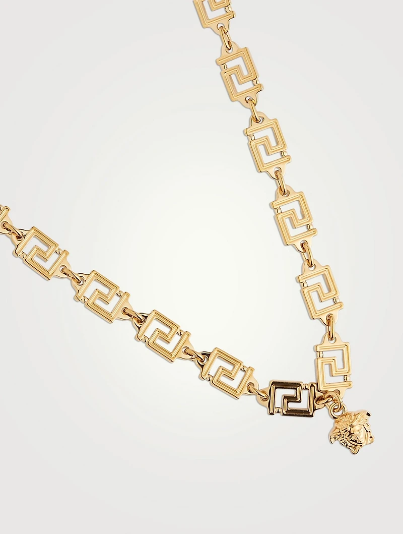 Medusa Greca Necklace