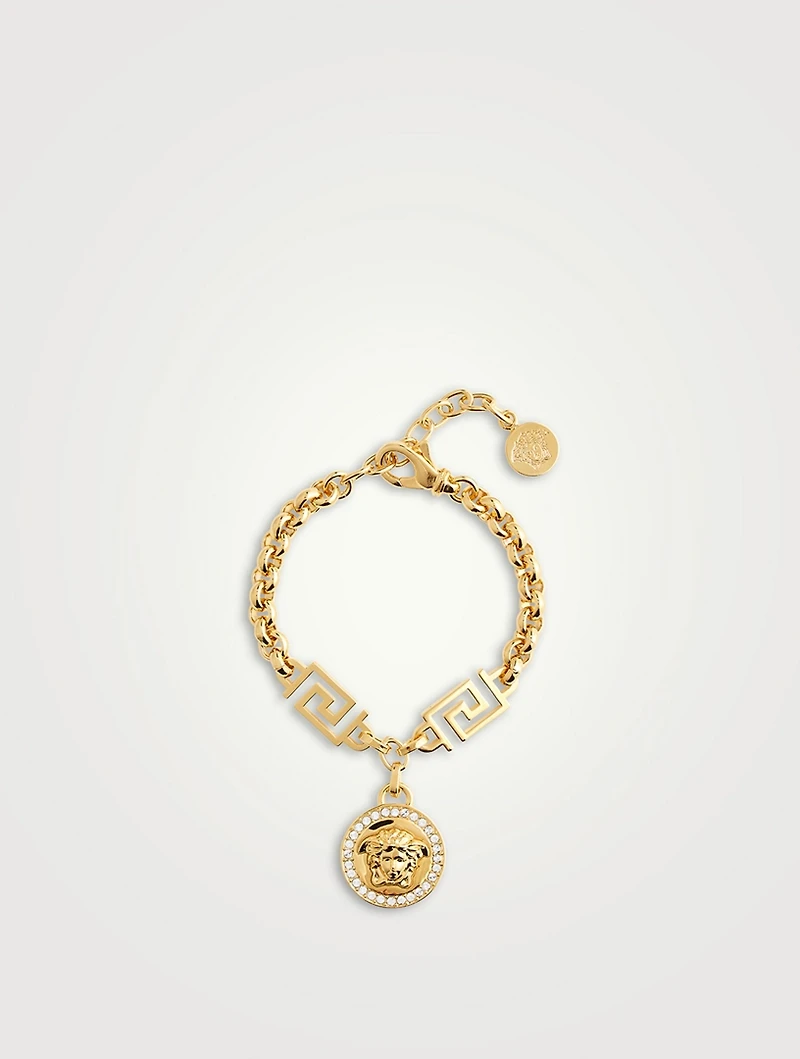 La Medusa Greca Bracelet With Crystals
