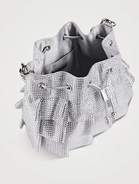Fullbead Ruffled Pouch Bag