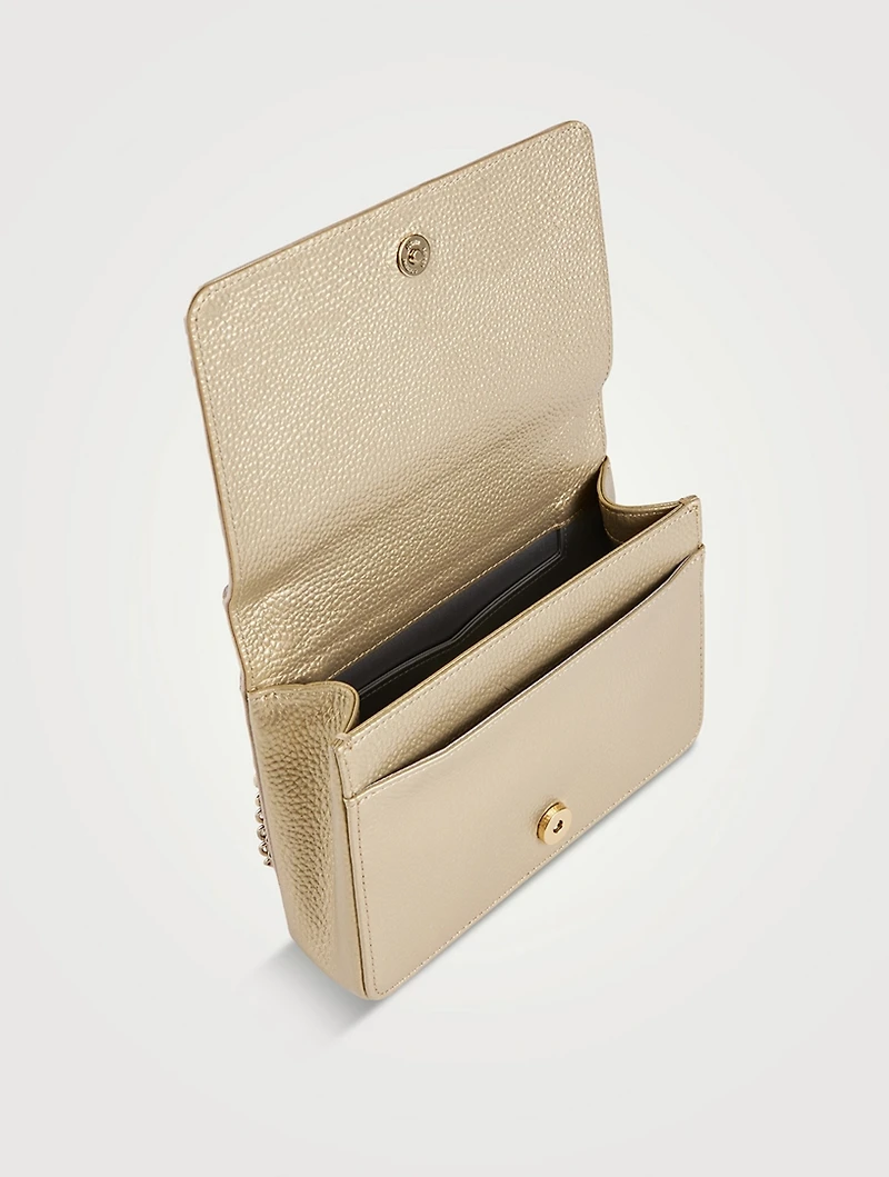 Cricket Squares Hematite Clutch