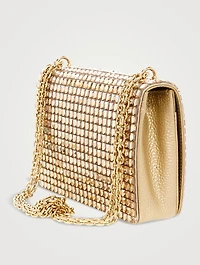 Cricket Squares Hematite Clutch