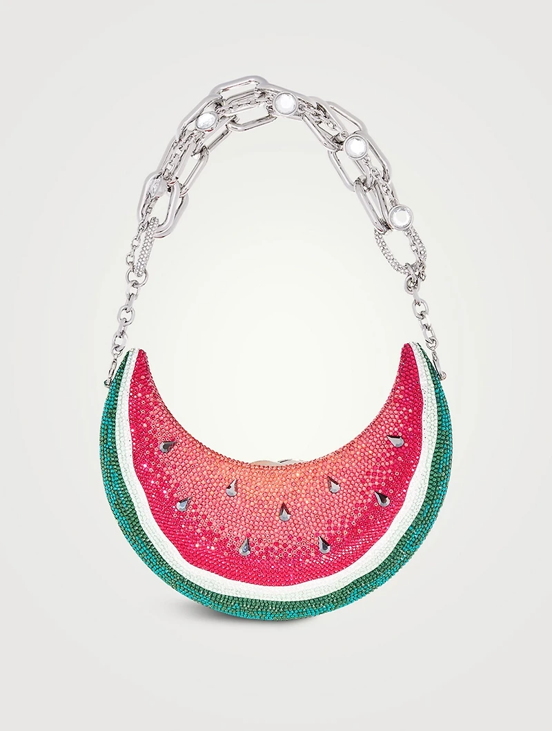 Watermelon Crescent Evening Bag