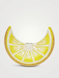 Lemon Crescent Evening Bag