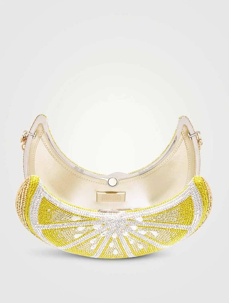 Lemon Crescent Evening Bag