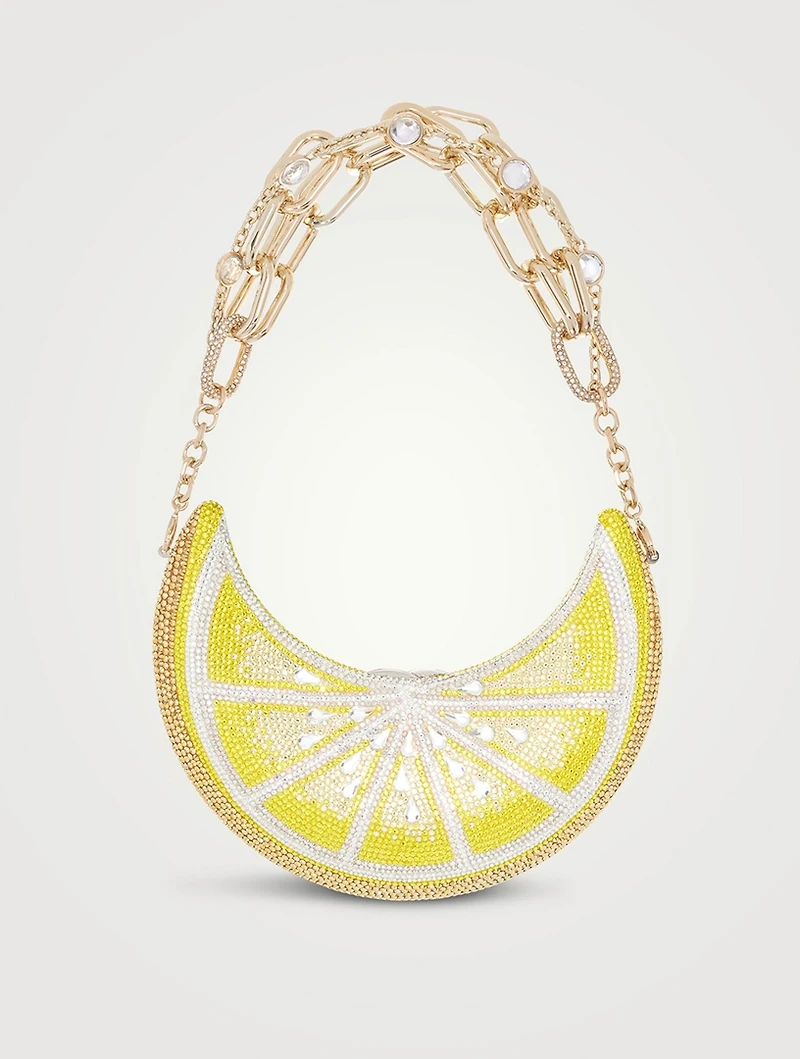 Lemon Crescent Evening Bag
