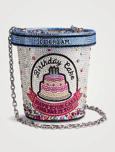 Birthday Ice Cream Pint Evening Bag