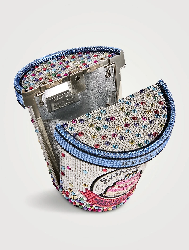 Birthday Ice Cream Pint Evening Bag