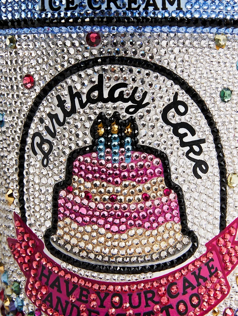 Birthday Ice Cream Pint Evening Bag