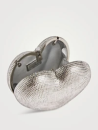 L'Amour Petit Coeur Crystal Clutch
