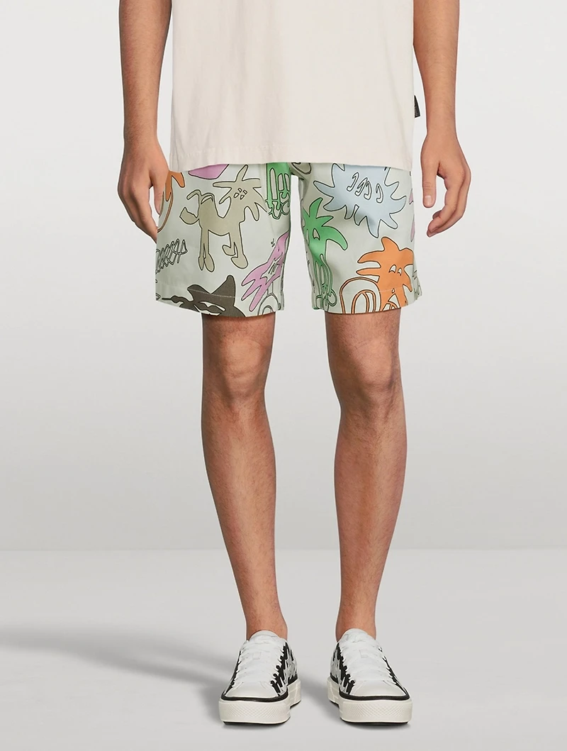 Palmity Cotton Shorts