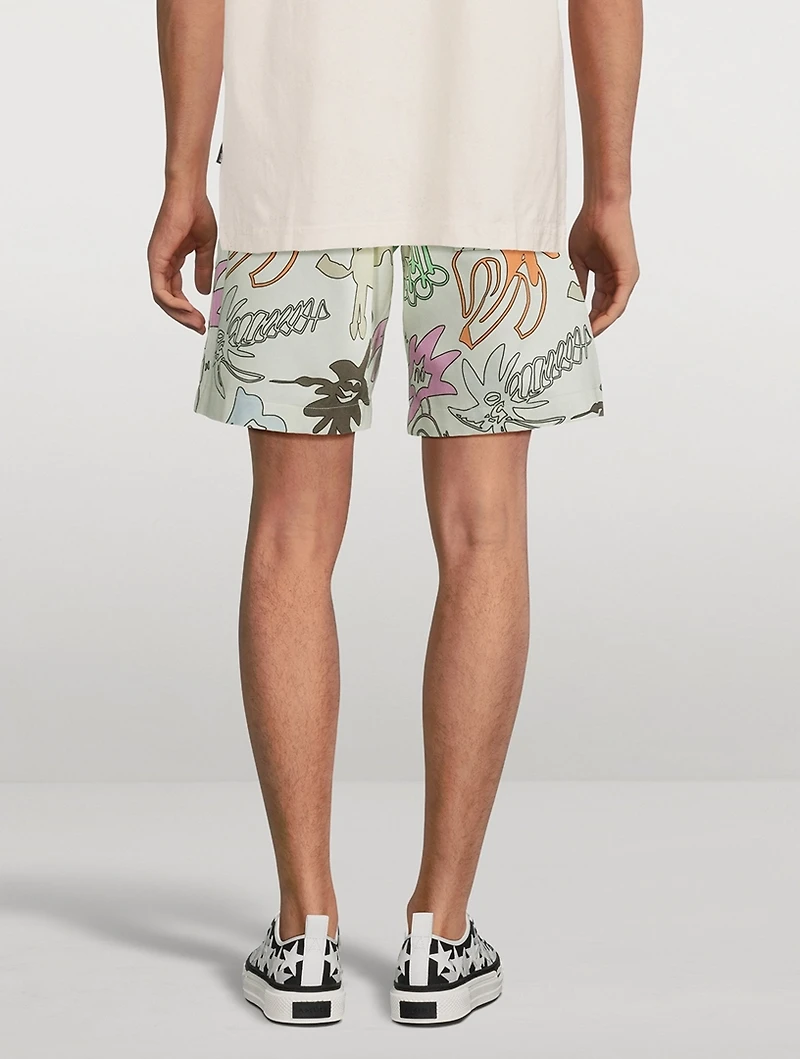 Palmity Cotton Shorts