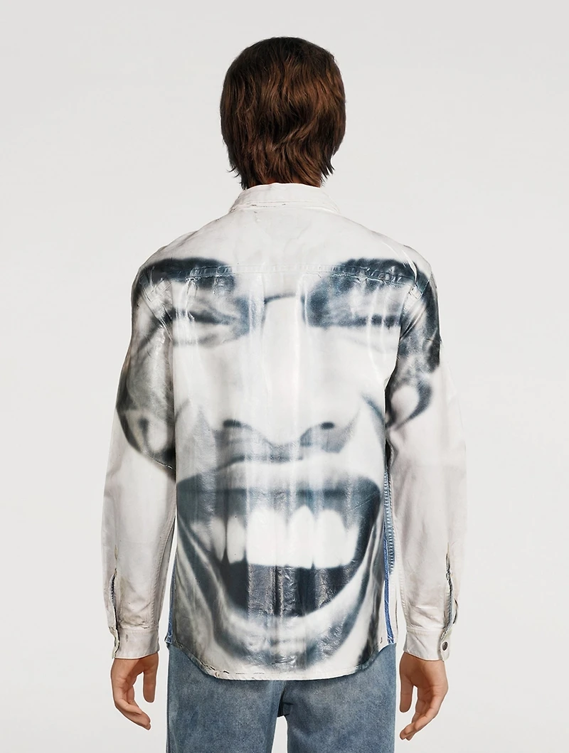 Face Denim Shirt