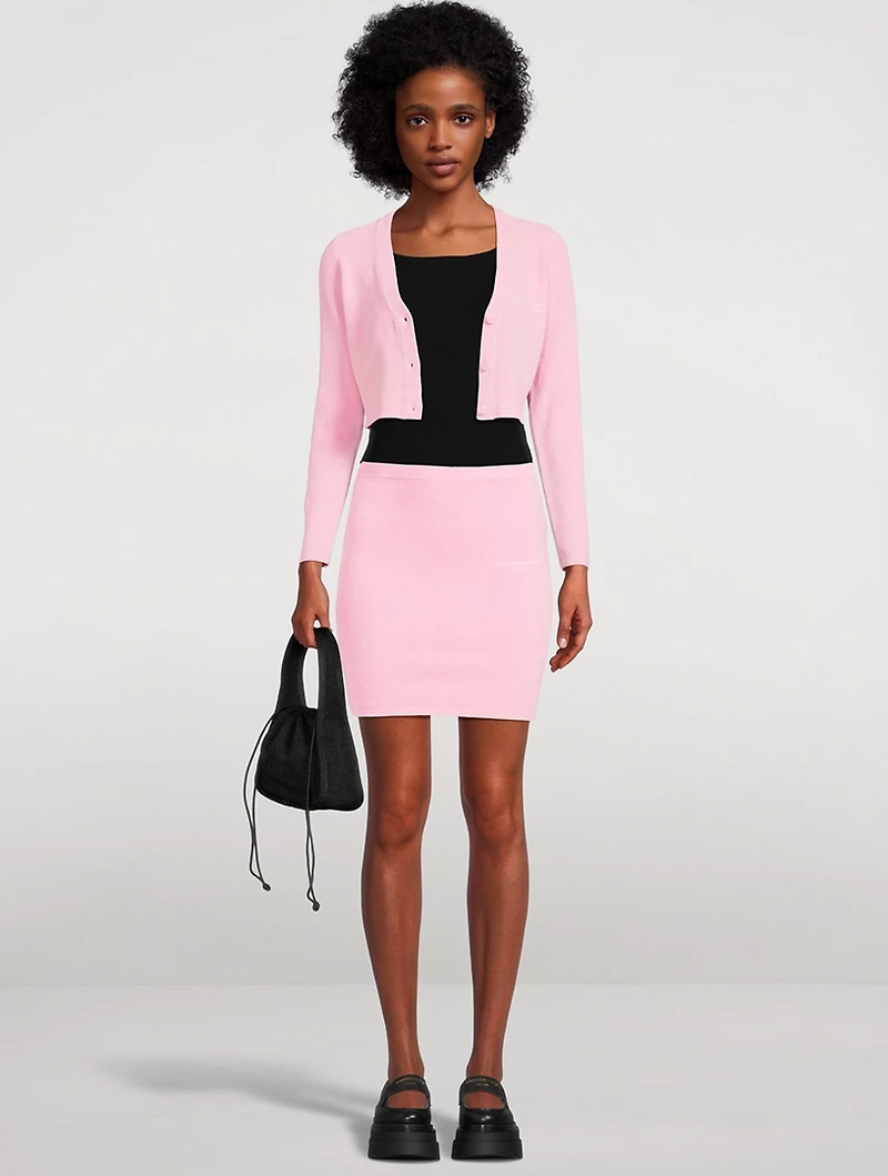 Knit Mini Skirt