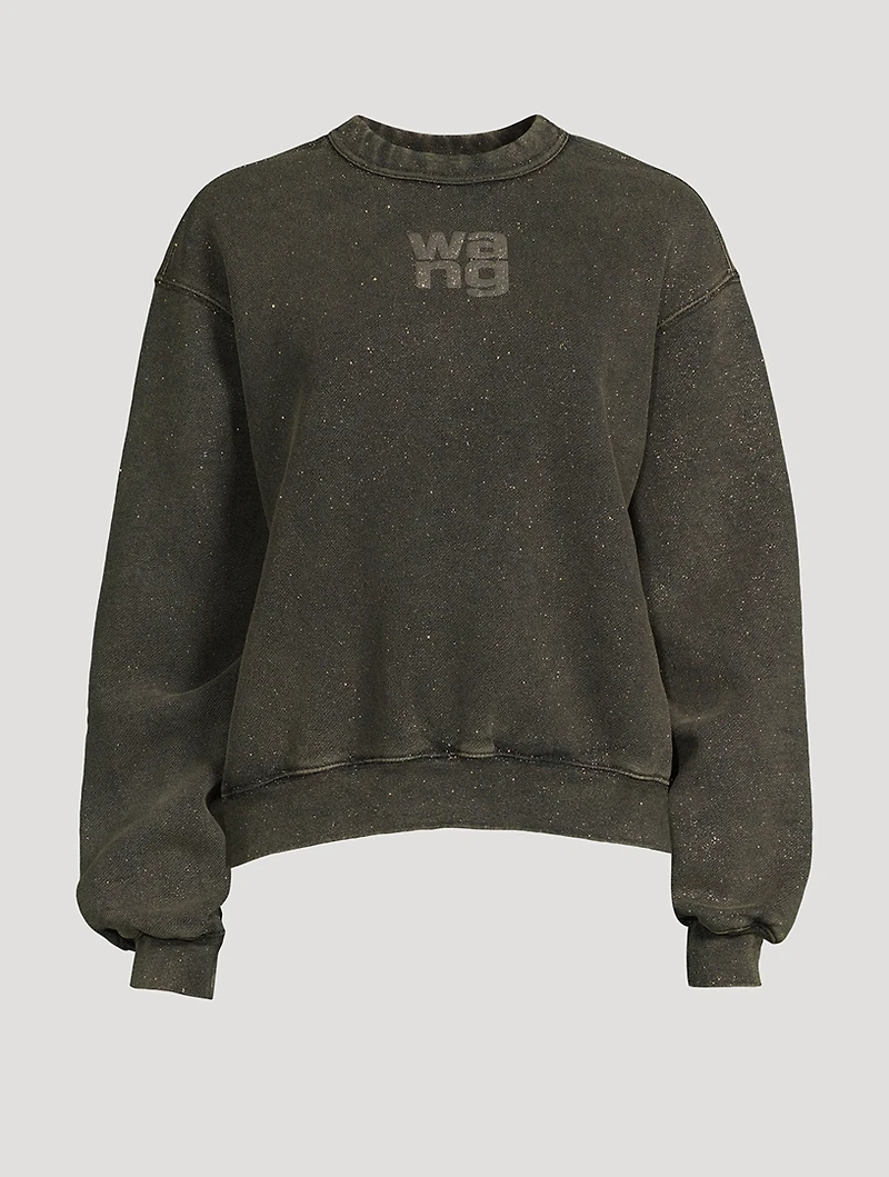 Glitter Essential Terry Sweatshirt