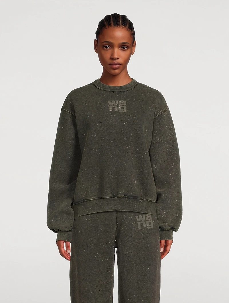 Glitter Essential Terry Sweatshirt