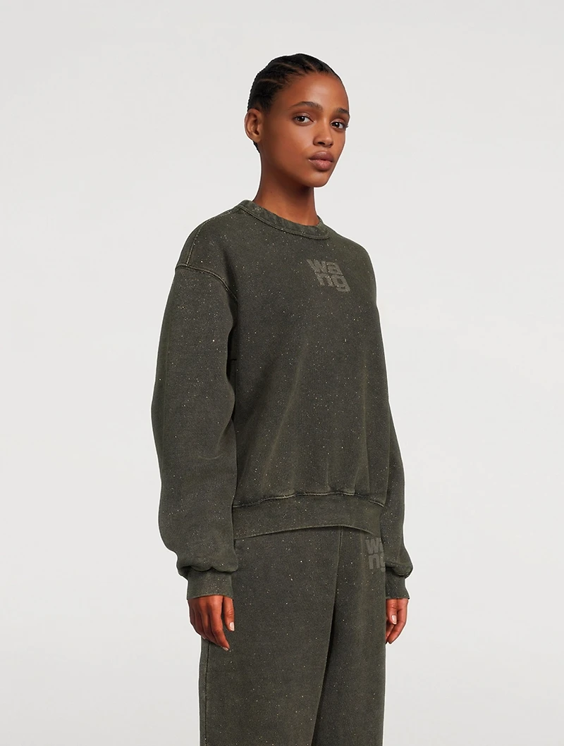 Glitter Essential Terry Sweatshirt