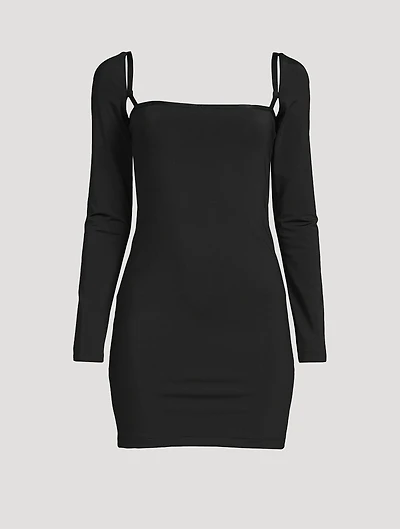Mini Dress With Lingerie Straps