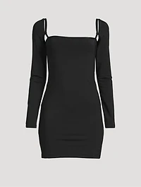 Mini Dress With Lingerie Straps