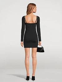 Mini Dress With Lingerie Straps