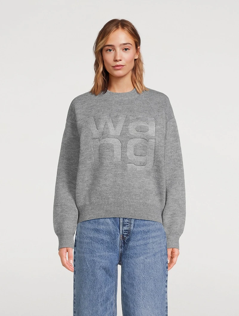 Logo-Debossed Sweater