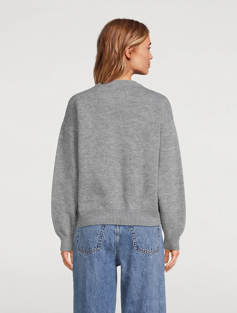 Logo-Debossed Sweater