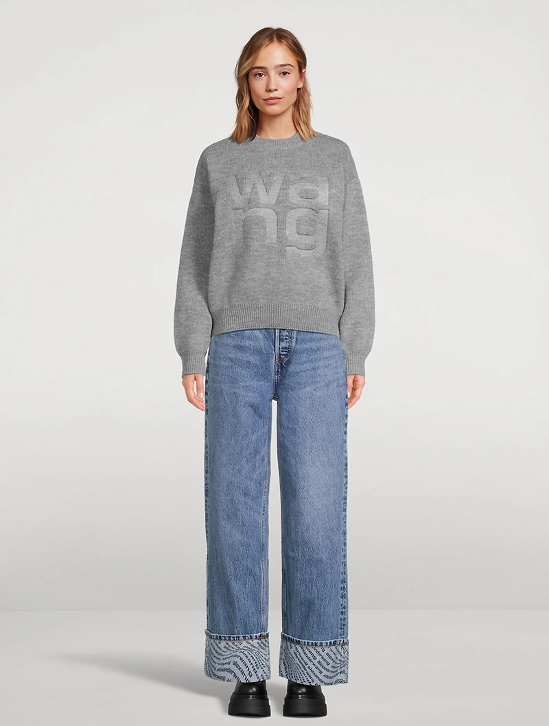 Logo-Debossed Sweater