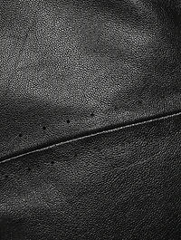 Leather Slash Mini Skirt