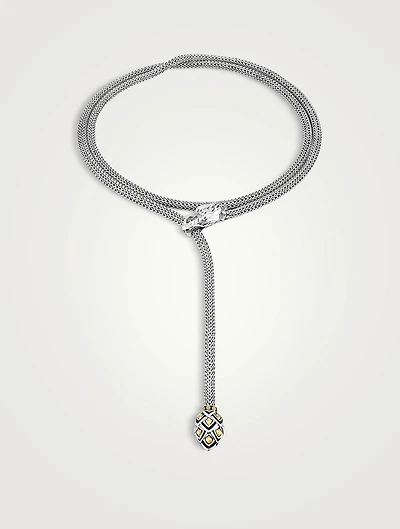 Legends Naga Lariat Necklace