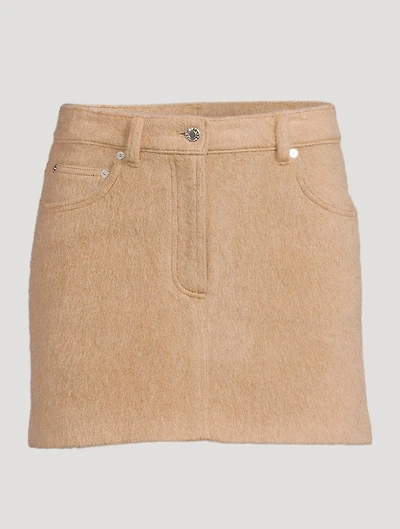 Wool-Blend Mini Skirt