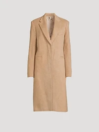 Wool-Blend Coat