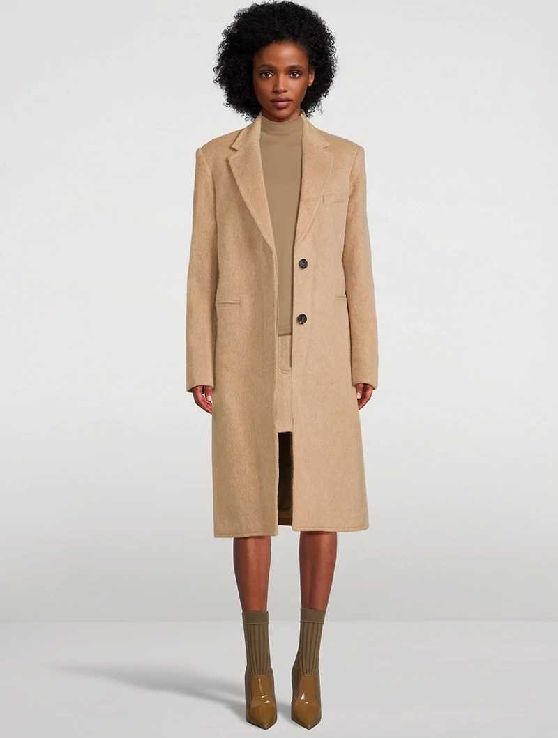Wool-Blend Coat