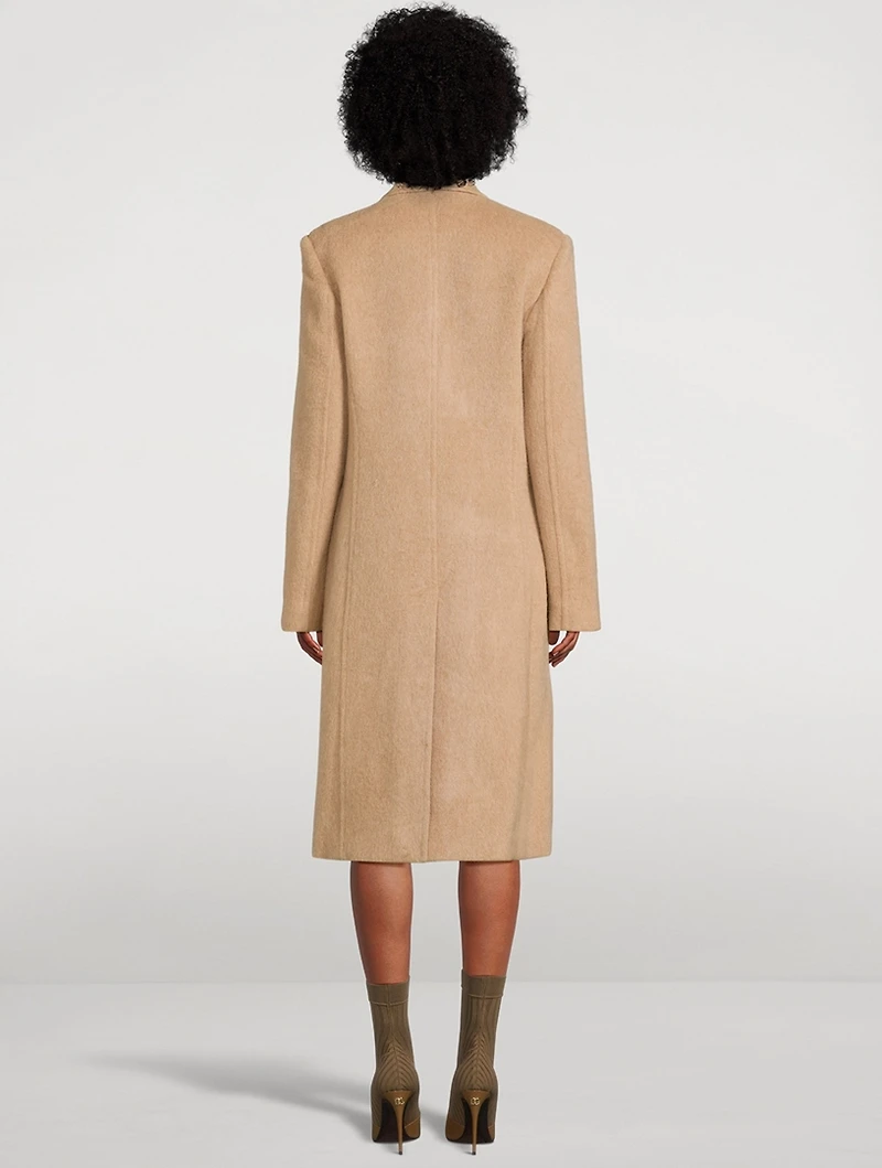 Wool-Blend Coat